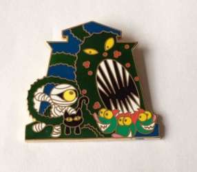 22885 - Haunted Mansion Holiday 2017 - Mystery Pin Collection - Man Eating Wreath - Disneyland Resort alternate image