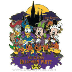 23934 - Mickey's Not So Scary Halloween Party (MNSSHP) 2007 - Jumbo Pin - Walt Disney World alternate image