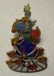 24117 - Hong Kong Disneyland - Grand Opening 5 pin Jumbo Set - Orbitron ONLY - Walt Disney Imagineering alternate image