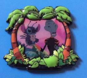 22002 - November 2017 Park Pack - Palm Trees Frame - Grand Councilwoman and Stitch - Disney Store US alternate image