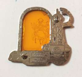 22005 - November 2017 Park Pack - Grand Councilwoman and Stitch - Yellow Stained Glass with Upside Down Stitch - Disney Store US alternate image