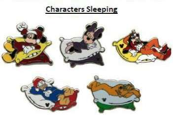 2012 Hidden Mickey - Characters Sleeping - Goofy - WDW
