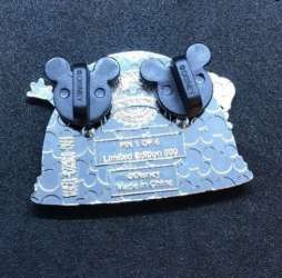 20230 - December 2017 Park Pack - Hyacinth Hippo and Ben Ali Gator Dancing - Version #1 - Purple Background - Disney Store US alternate image