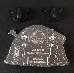 20233 - December 2017 Park Pack - Hyacinth Hippo and Ben Ali Gator Dancing - Version #4 - Pink Background - Disney Store US alternate image