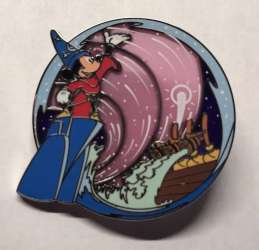 20244 - December 2017 Park Pack - Sorcerer's Apprentice - Version #3 - Pink Waves - Disney Store US alternate image