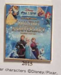 10758 - Japan - Disney on Ice Japan Tour 30 Years 1986-2015 - Framed Pin Set - Frozen (2015) - Disney Store Japan alternate image