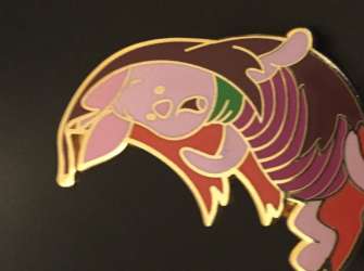 17743 - Winnie the Pooh - Pooh and Friends Standing in the Wind Lanyard Medal & Pin (Piglet in leaf Wind Pin only) alternate image