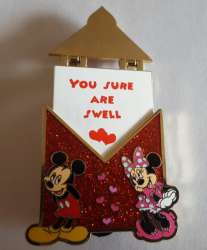 18692 - Disney Love Letters Series - Pin of the Month: Mickey Mouse and Minnie Mouse alternate image