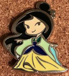 26448 - Cute Stylized Princesses Booster - Mulan - Walt Disney World alternate image