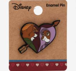 24778 - BoxLunch - Disney - Robin & Maid Marian Heart - Disney Licensed alternate image