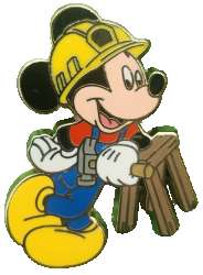 24867 - Disney's Wilderness Lodge - Mickey Mouse as Construction Worker ONLY - Walt Disney World alternate image
