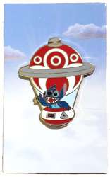 248 - Hot Air Balloons - Stitch in a Red and White Planet Shaped Balloon alternate image