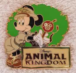 Minnie Playing Paddle Drum