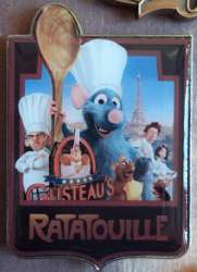 958 - Disneyland Paris Core Pins - Ratatouille - Ratatouille Attraction - Ratatouille Cast - Disneyland Resort Paris alternate image