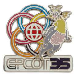 Epcot 35th Anniversary - Figment and Epcot Symbol - WDW