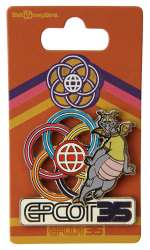 Epcot 35th Anniversary - Figment and Epcot Symbol - WDW