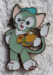 Gelatoni holding painters palette