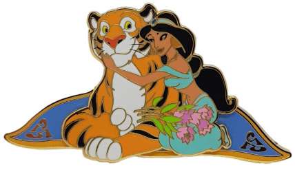 19773 - Aladdin 25th Anniversary - Jasmine and Rajah (SURPRISE) - Disney Studio Store Hollywood / Soda Fountain alternate image