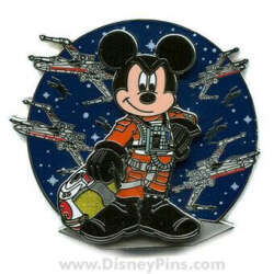 25276 - Disney Characters as Star Wars - Mickey Mouse as an X-Wing Pilot alternate image