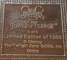The Twilight Zone Tower of Terror Collectors Set - Chip and Dale in Fifth Dimension - WDW