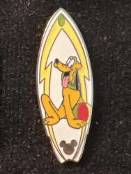 25420 - Cast Lanyard Series III - Character Surfboards - Pluto - Disneyland Resort alternate image