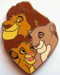 1905 - The Lion King - Mufasa, Simba and Sarabi Heart alternate image