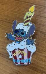 'Happy Birthday - Happy Birthday Stitch Cupcake - DLP'