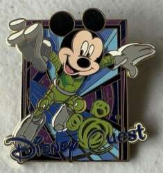 26008 - DisneyQuest - Mickey in a Green and Gray Spacesuit - Virtual Reality - Walt Disney World alternate image