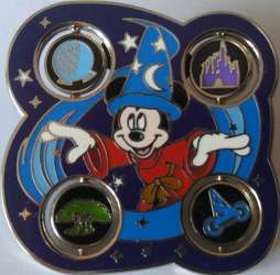 22089 - Sorcerer Mickey - Park Icons Spinner - Walt Disney World alternate image