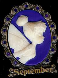1154 - Tinker Bell Birthstone Cameo - Tinker Bell September alternate image