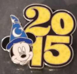26247 - 2015 Dated Year Pins - 2015 Disney Parks Booster Pack - Sorcerer Mickey ONLY alternate image