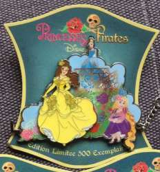 4664 - Princesses and Pirates - PTE - Belle, Rapunzel, and Cinderella - Disneyland Resort Paris alternate image