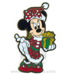 26407 - Christmas 2008 - Jeweled Christmas Minnie Holding a Present alternate image