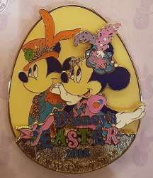 Easter 2018 - Mickey &amp; Minnie in Fancy Easter Hats - TDR