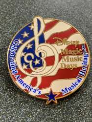 26507 - Disney Magic Music Days - 2005 - American Flag Logo alternate image