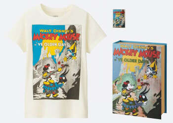 'UniQlo Posters - Mickey Mouse Ye Olden Days Poster - DLIC'