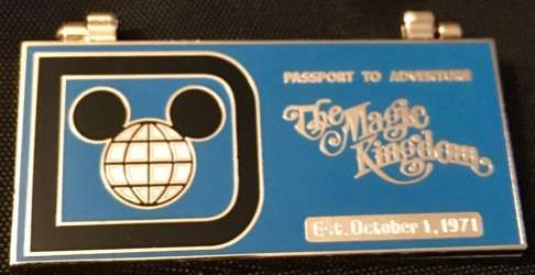 Ticket Book - Hinged Magic Kingdom - Passport to Adventure - WDW