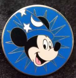 1198 - Magical Mystery Pins Series 6 - Starbursts - Sorcerer Mickey alternate image