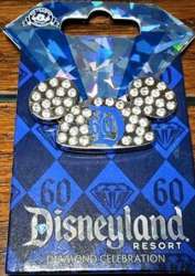 11408 - Disneyland Diamond Celebration Event - 60th Anniversary Jeweled Mickey Ears - Disneyland Resort alternate image