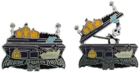 2680 - Haunted Mansion Holiday - 2014 - Jack in Conservatory Coffin Hinged Pin - Disneyland Resort alternate image