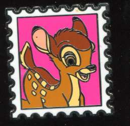 Magical Mystery Pins Series 10 - Bambi Postage Stamp - MLT