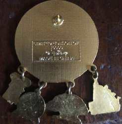 '2000 Dated Year Pins - Mickey Initials Gold Icons Dangle - WDW'