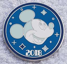 Mickey in a Blue Circle Only