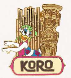 8885 - Enchanted Tiki Room 50th Anniversary Event - Tiki Garden Mystery Set - Daisy and Koro chaser only - Disneyland Resort alternate image