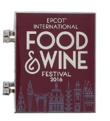 27514 - EPCOT International Food & Wine Festival 2016 - 2016 Epcot International Food & Wine Festival - Tasting Sampler Pin - Walt Disney World alternate image