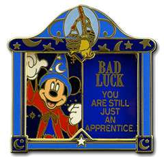 パリディズニー LE600 Good luck Bad luck ピンバッジ