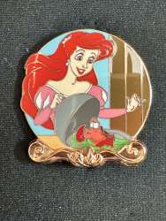 WDW/DLR The Little Mermaid 30th Anniversary 4-pin Boxed Set - Ariel &amp; Sebastian - MLT