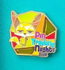 9192 - Pin Trading Nights 2018: Zootopia Stained Glass Boxed Set - Finnick ONLY - Hong Kong Disneyland alternate image