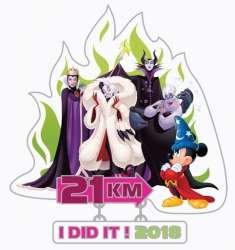 Click to view the 21K i did it!  Villains with Sorcerer Mickey Mouse details