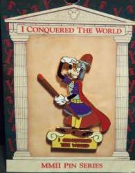 7039 - I Conquered The World Pin Pursuit - Goofy - Walt Disney World alternate image